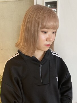 マジコ 原宿(Magico) ボブ/ブロンド/ベージュカラー/ブリーチ/ダブルカラー/原宿