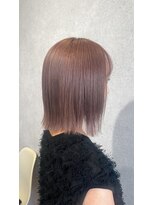 デューク(du c)&nbsp;【ピンクベージュ】×【外ハネ】