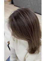 エメヘアデザイン ルイス(Aimer Hair Design Lewis)&nbsp;ハイライト/白髪ぼかし/弘前市