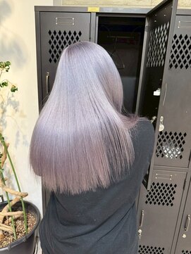 ヲタク(wotaku.) ホワイトラベンダーパープルカラーシルバーカラーミルクティー