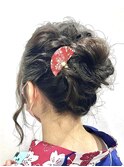 【Lilly渋谷】#ヘアセット#ヘアアレンジ#編みおろし#シニヨン