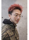 個性派ストリート◎10代20代に刺さるメンズブリーチピンクヘア