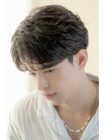 アンフィニー 銀座(ANFINI)&nbsp;韓国メンズヘア東銀座東京フェザーショートパーマゆるめカルマ髪