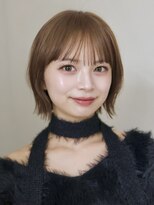 オーラ オモテサンドウ(Aura omotesando)&nbsp;似合わせカットシアーブラウン × くびれボブ