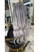 ウラヌス バイ ギャラクシー(URANUS by GALAXY)&nbsp;☆シルバーグレー × ホワイトシルバーエクステ☆