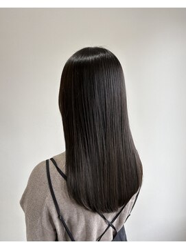 ル レーヴ 和田店(Le reve) ナチュラルブラウン/縮毛矯正【谷平】