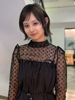 アクシス 栄店(`AXIS)&nbsp;馬渕ワンホンレイヤー/ミルクティーブロンド/ダークブルー/栄