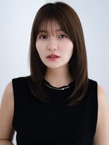 レノラ 本町(LENORA) 美髪ミディアムレイヤーカットデジタルパーマチェリーブラウン
