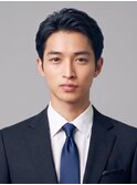 メンズビジネ20代30代40代スリクルートショート就活かき上げ