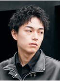 メンズパーマルーズショートアクティブショートツイスパ緩め