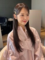 アム(amu) 髪質改善酸性ストレート/ロングレイヤー/シースルーバング