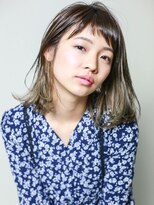 テトヘアー(teto hair)&nbsp;medium（インナーカラー、グレージュ、ロブ）