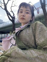 ヨロヘアー(YOLO hair)&nbsp;簡単アレンジbob ラベンダーカラー