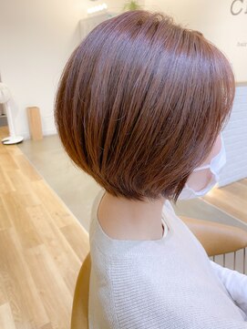 サンク ヘア アンド スパ パルシェ店(CINQ hair&spa) 《CINQ》勝見 丸みショートボブスタイル♪