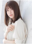 【ROMA銀座】髪質改善/ナチュラルストレート/大人可愛いロブヘア