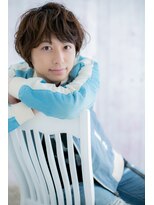 ヘアアンドビューティー ミック(Hair & Beauty miq)&nbsp;ランダムパーマ無造作感モテBOYニュアンスマッシュc1