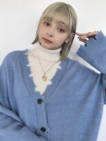 ゲーム 原宿店(GAME)&nbsp;オリーブグレージュ/ダブルカラー/丸みショート/髪質改善/原宿