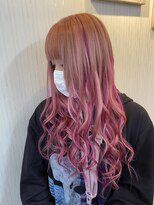 ヘアーグランデシーク(Hair Grande Seeek) シールエクステで憧れ派手髪ロングヘア☆