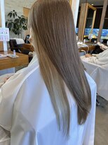 ラ メール ヘア デザイン(La mer HAIR DESIGN)&nbsp;インナーカラー★ホワイトベージュカラー