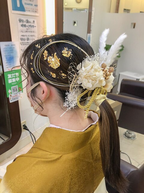 360度可愛いヘアセット