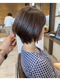 【定期的なカットが印象を変える】絶壁解消ショートボブ☆