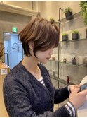 似合わせ仙台ショートボブ美容室前髪韓国風福島山形ショート