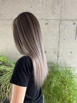 ソウィ(sowi) エアタッチバレイヤージュカラーホワイトミルクティーカラー