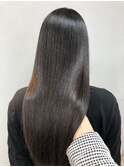 [毛先までツヤ髪]お手入れ簡単になる縮毛矯正