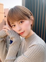 ロンドソレイユ 池袋(Lond soleil)&nbsp;ショート/前髪/レイヤーカット/グレーベージュ/髪質改善[池袋]