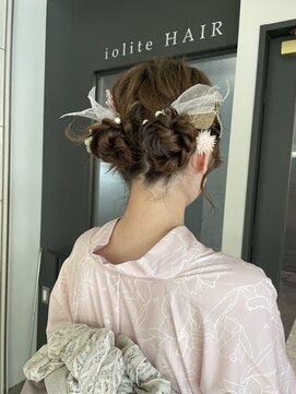 アイオライトヘアー(Iolite HAIR) 夏祭りヘアセット