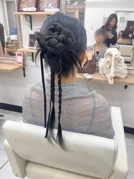 プティクローシェ バイ クオーレ(petite cloche by CUORE) 結婚式ヘア カチモリヘア