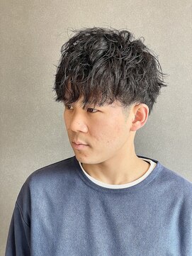 ポルテオムプレス(PORTE HOMME PRES) スパイラルパーマ/マッシュ/ツーブロック/ナチュラルスタイル