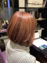 オート ボーテ カリッタ 名古屋(HAUTE BEAUTE CARITTA)&nbsp;スウィートピンクのボブ