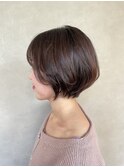 大人ショートボブ×小嶋恵☆
