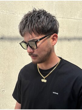 グラッシー(GLASSY) スパイキーベリーショート/ツイストピンパーマ/メッシュカラー☆