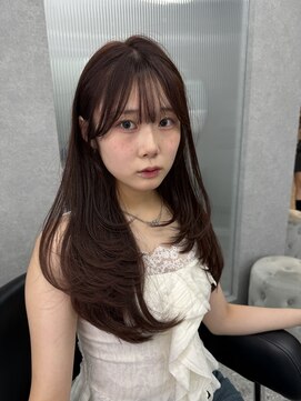 ボタン ハカタ(VOTAN hakata) レイヤーカット/ピンクラベンダー/暖色カラー