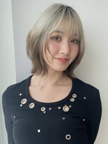 ダブルトーキョー シブヤ(W-TOKYO SHIBUYA)&nbsp;【ボブウルフ】ルーツカラー ハイトーン