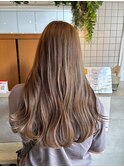【東大阪布施】透明感カラー/ラテベージュ/ブリーチなし