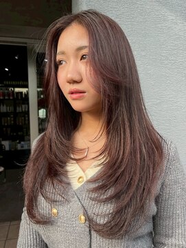 アルカナ 明治神宮前原宿(ARCANA) レイヤーカット 顔周りレイヤー 透明感カラー レイヤー