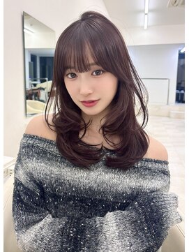 アイトーキョーエス 渋谷(AI TOKYO S) ピンクベージュ/前髪/渋谷/イメチェン/レイヤーカット