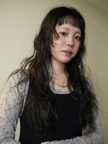 ノラ シブヤ(NORA)&nbsp;小顔ミディアムパーマミディアムデジタルパーマボブパーマ前髪