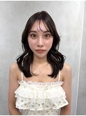大人かわいい/韓国風くびれミディ/くびれヘア/ AVEDA/韓国ヘア