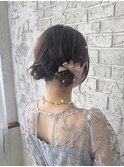 ふんわり可愛い◎ツインお団子アレンジ 池袋 ヘアセット