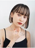 周りと差をつけるフェイスフレーミングボブ