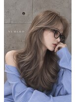 レイヤーカット/韓国風ヘア/エクステ/ケアブリーチhair salon NUMERO札幌店【ヌメロ】&nbsp;韓国レイヤーカット【レイヤー/羽エクステ/髪質改善/ブリーチ】