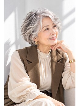 アッシュ 中野坂上店(Ash)の写真/大人女性の髪質ボリューム変化もお任せ!中野坂上で叶える憧れのパーマスタイル◎
