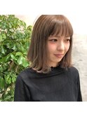 【ELIN】ミルクティーベージュボブ