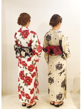 シアン(CYAN) 浴衣☆ヘアアレンジ