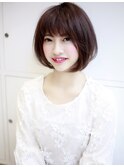【FLAP】ナチュラルショートボブ