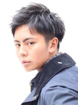 エリマ 調布(elima)&nbsp;ショートヘア/メンズパーマ/メンズカット/センターパート[調布]